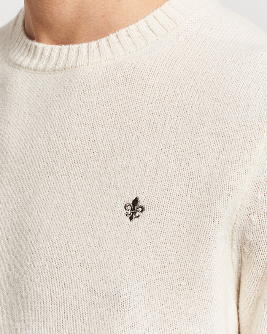 Men | Sweaters & Knitwear | Morris | Newton Crew Neck Off White