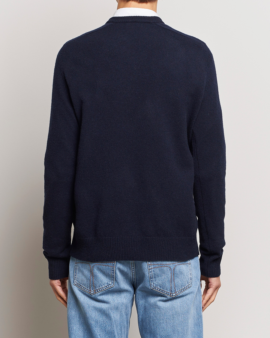 Men | Sweaters & Knitwear | Morris | Newton V-neck Navy