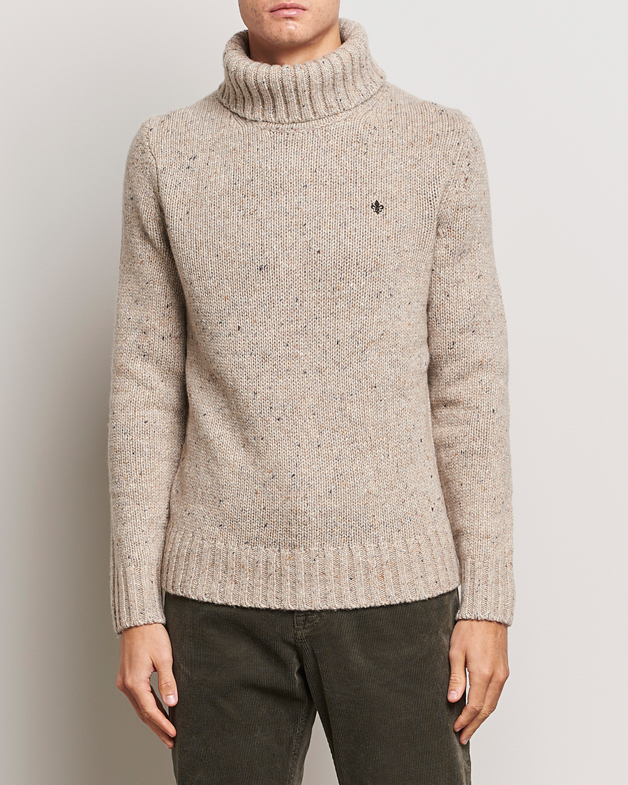 Men | Sweaters & Knitwear | Morris | Graham Knitted Rollneck Off White