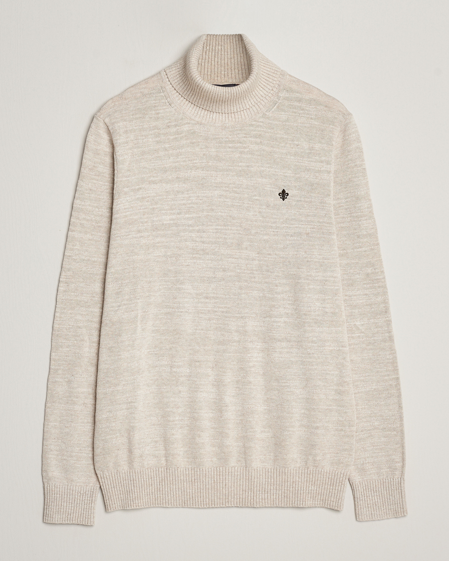 Men | Sweaters & Knitwear | Morris | Randal Heavy Cotton Rollneck Khaki