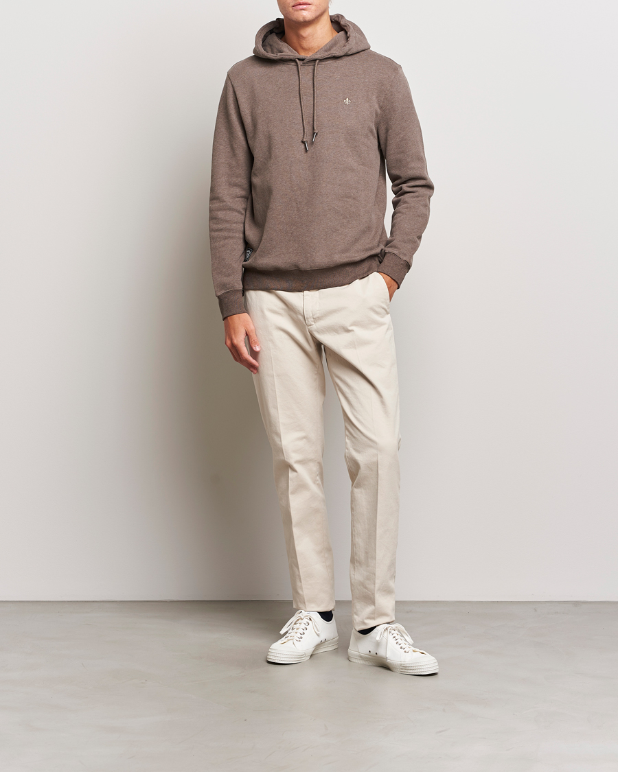 Men | Sweaters & Knitwear | Morris | Brandon Lily Hoodie Brown