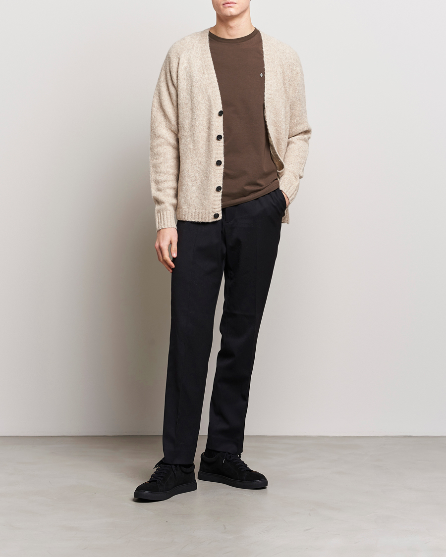 Men | T-Shirts | Morris | James Crew Neck T-shirt Brown