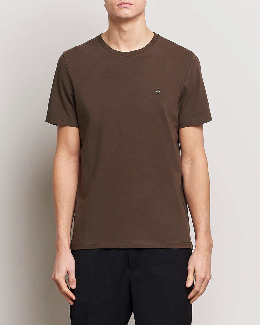 Men | T-Shirts | Morris | James Crew Neck T-shirt Brown