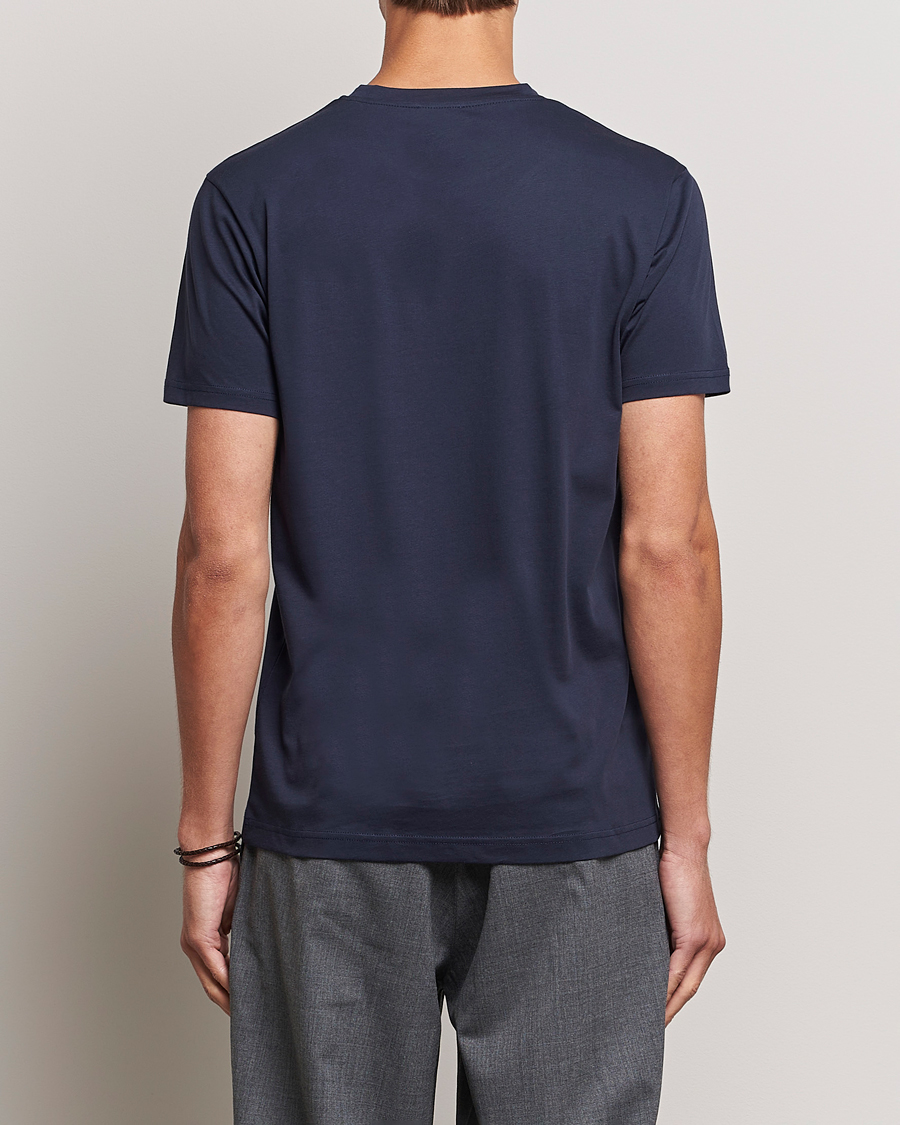 Men | T-Shirts | Sunspel | Riviera Midweight T-Shirt Navy
