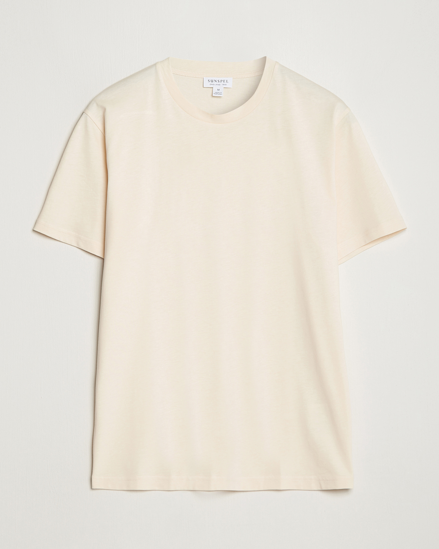 Men | T-Shirts | Sunspel | Riviera Organic Tee Undyed
