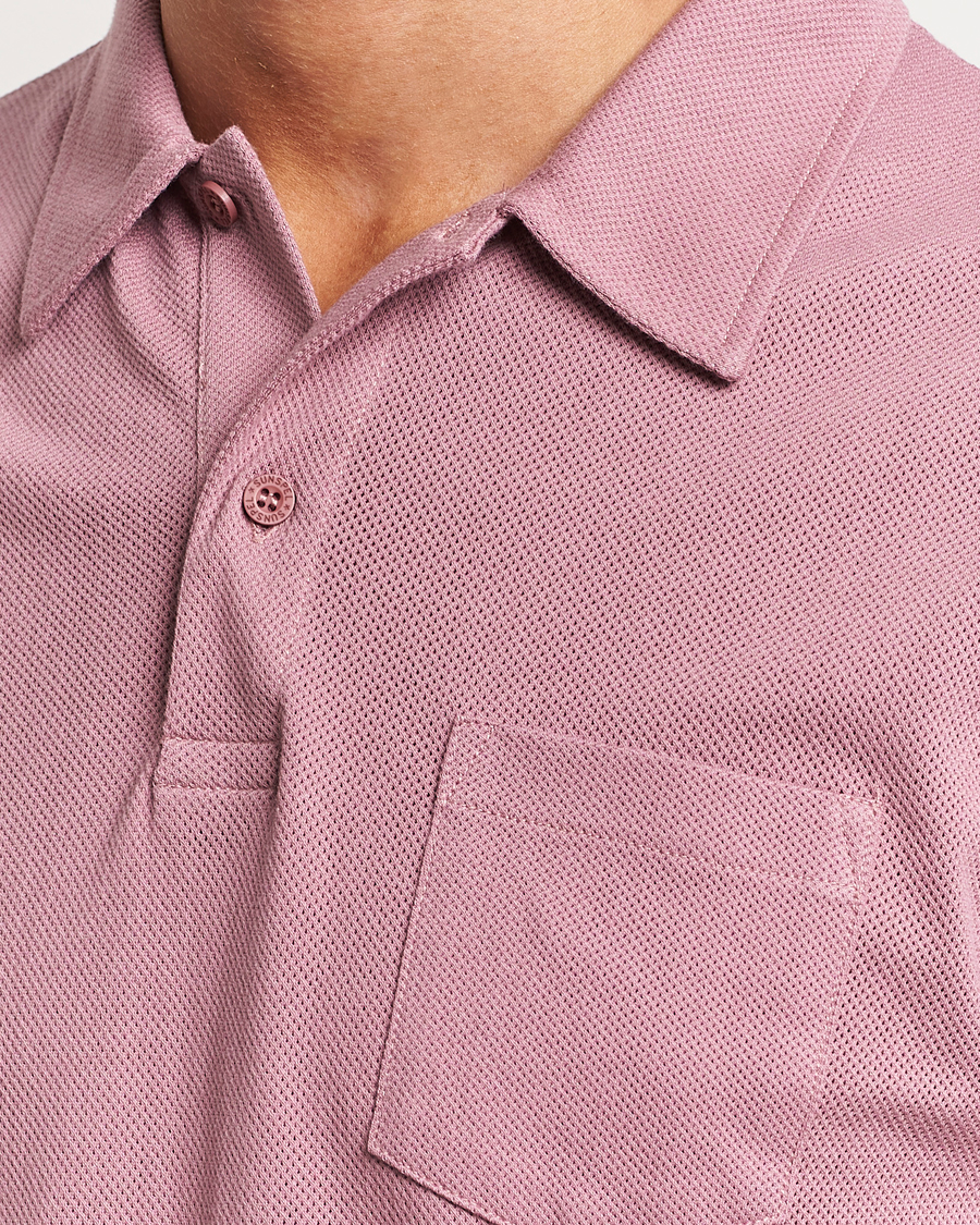 Men | Polo Shirts | Sunspel | Riviera Polo Shirt Vintage Pink