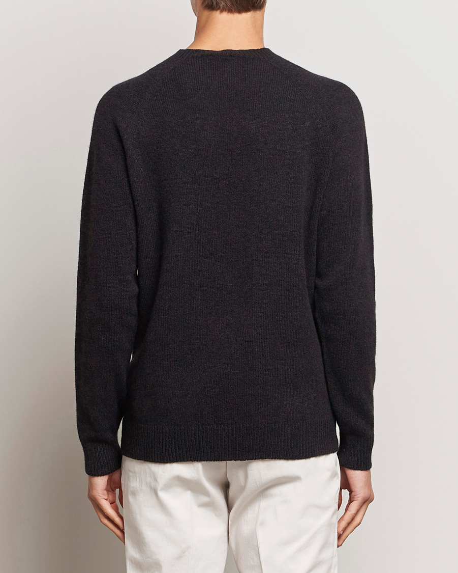 Men | Sweaters & Knitwear | Sunspel | Lambswool Crewneck Coffee Twist