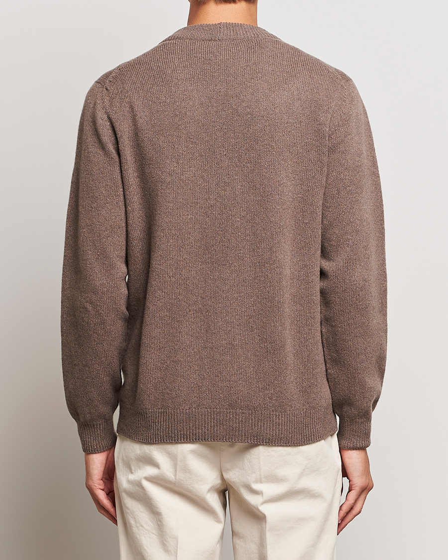 Men | Sweaters & Knitwear | Sunspel | Lambswool Cardigan Cedar