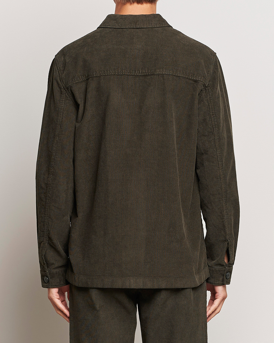 Men | Blazers | Sunspel | Cord Twin Pocket Jacket Coffee