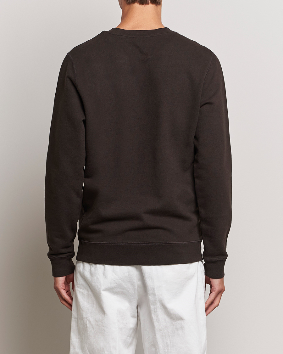 Men | Sweaters & Knitwear | Sunspel | Loopback Sweatshirt Coffee