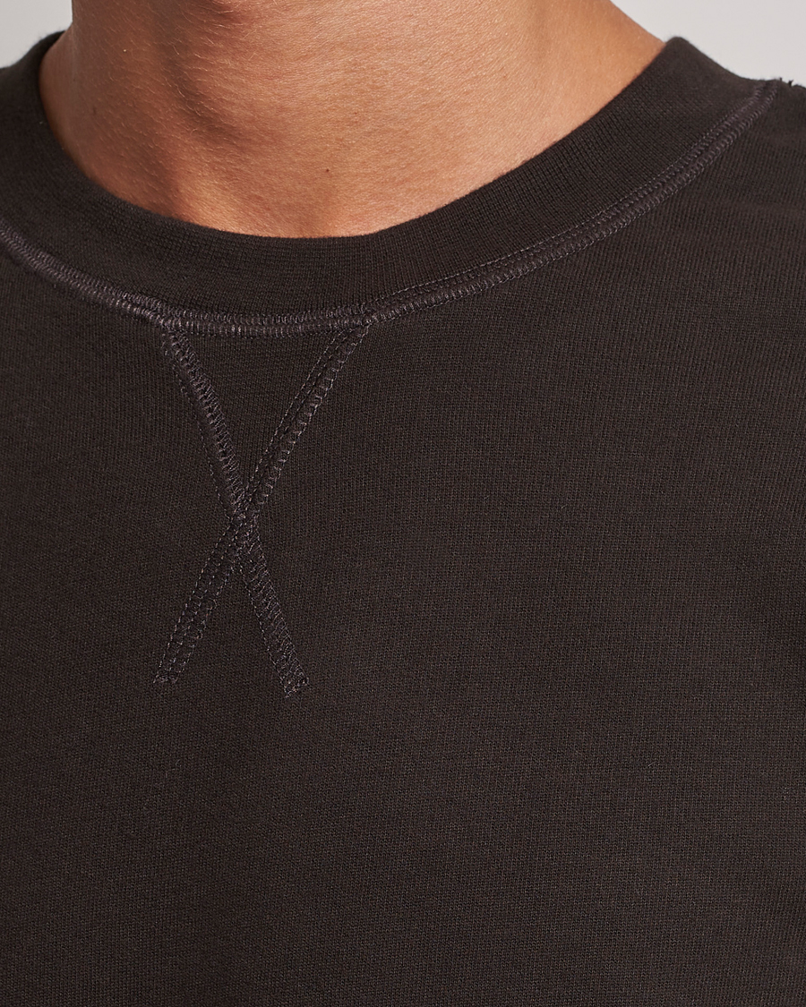 Men | Sweaters & Knitwear | Sunspel | Loopback Sweatshirt Coffee