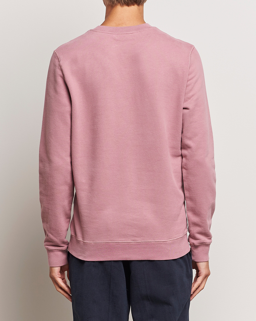 Men | Sweaters & Knitwear | Sunspel | Loopback Sweatshirt Vintage Pink