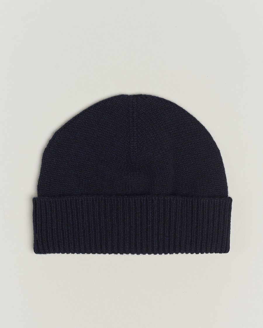 Men | Sunspel Lambswool Hat Dark Navy | Sunspel | Lambswool Hat Dark Navy