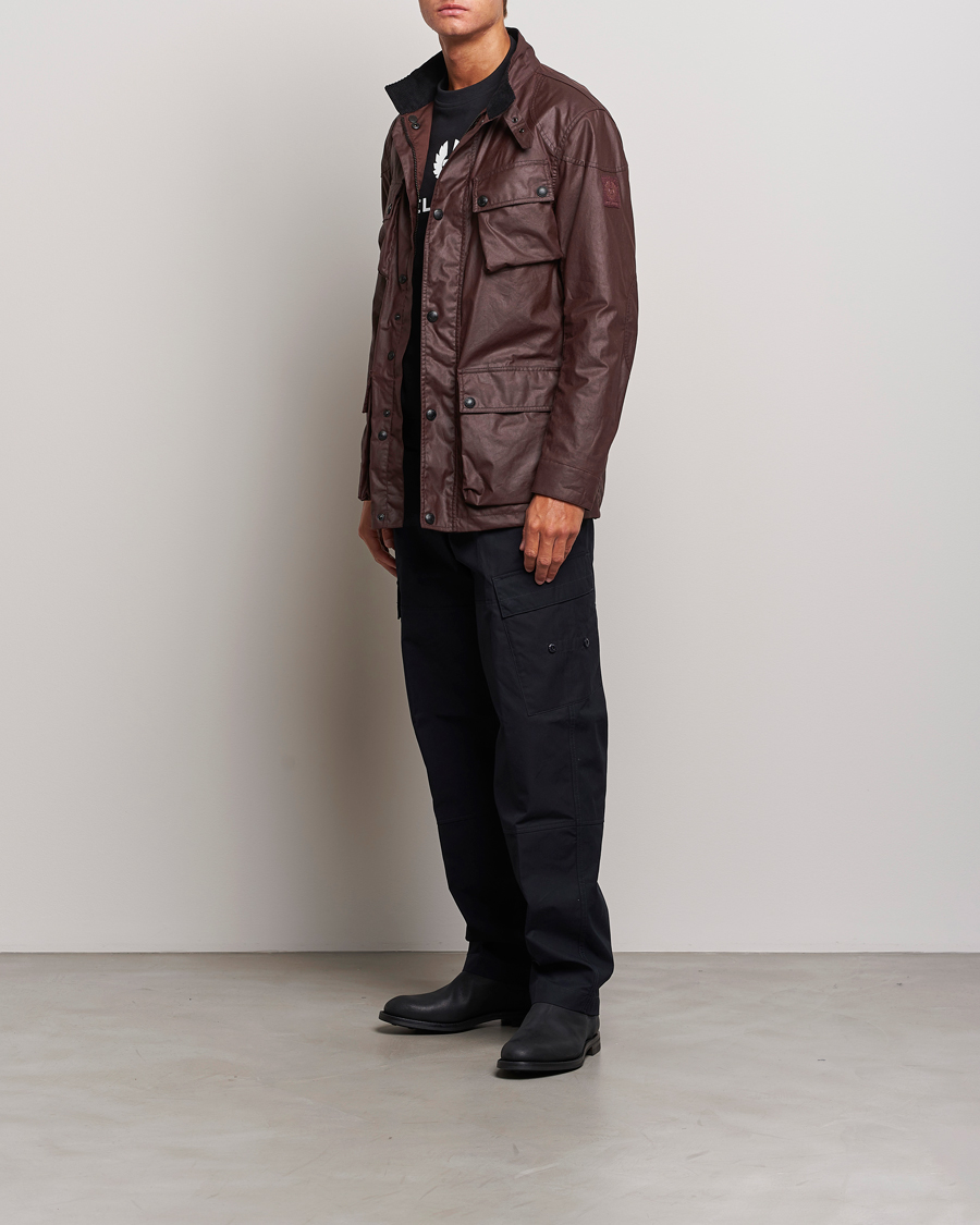 Men | Coats & Jackets | Belstaff | Trialmaster Waxed Mc Jacket Redwood