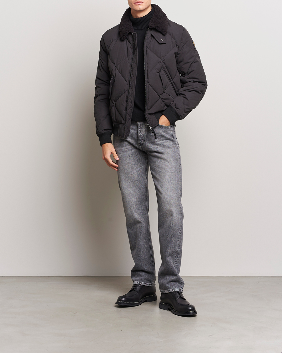 Men | Coats & Jackets | Belstaff | Hawkridge Padded Sherling Jacket Black