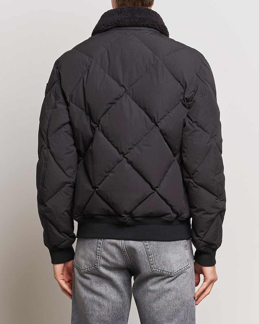 Men | Coats & Jackets | Belstaff | Hawkridge Padded Sherling Jacket Black