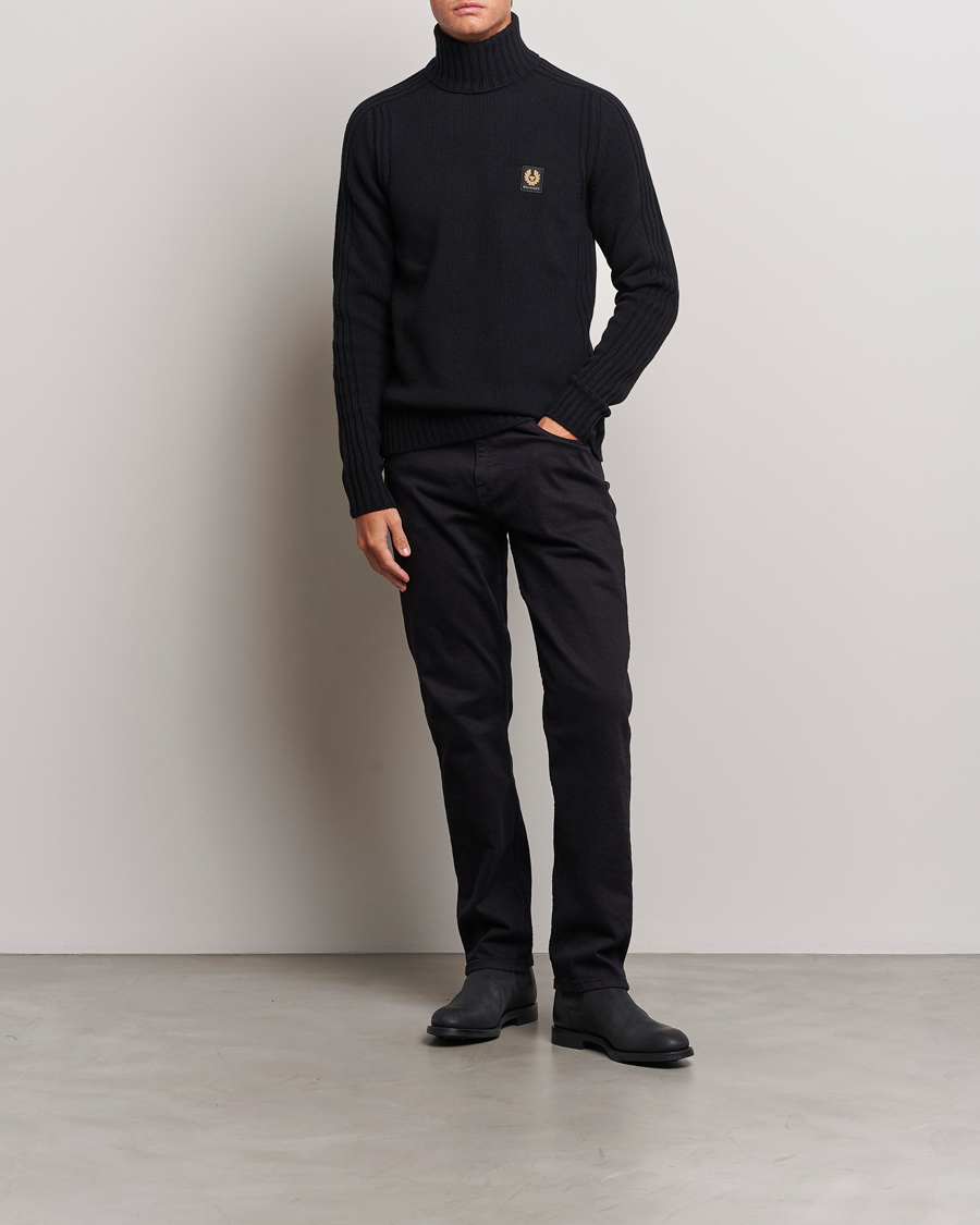 Men | Sweaters & Knitwear | Belstaff | Watch Wool Rollneck Black