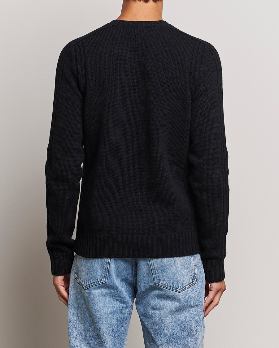 Men | Sweaters & Knitwear | Belstaff | Watch Wool Crewneck Black