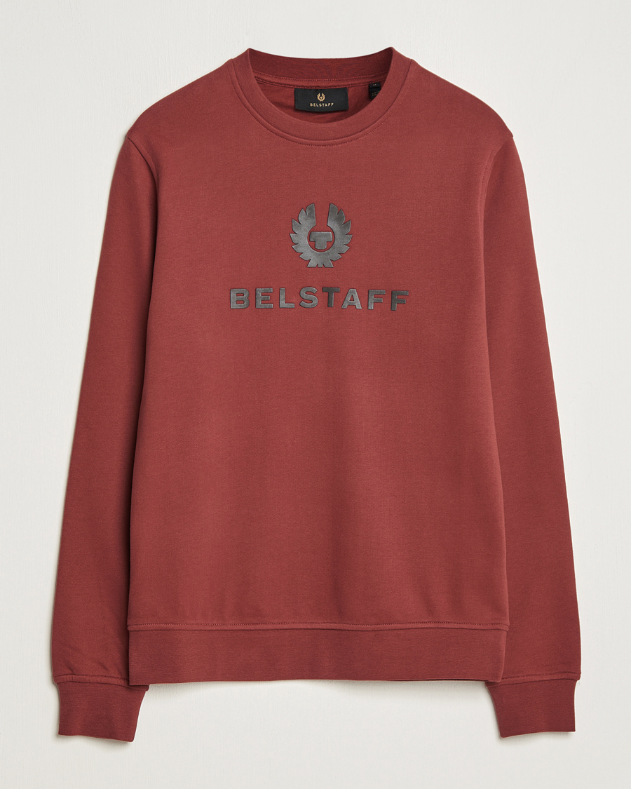 Men | Sweaters & Knitwear | Belstaff | Signature Crewneck Lava Red