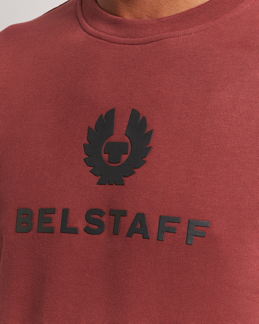 Men | Sweaters & Knitwear | Belstaff | Signature Crewneck Lava Red