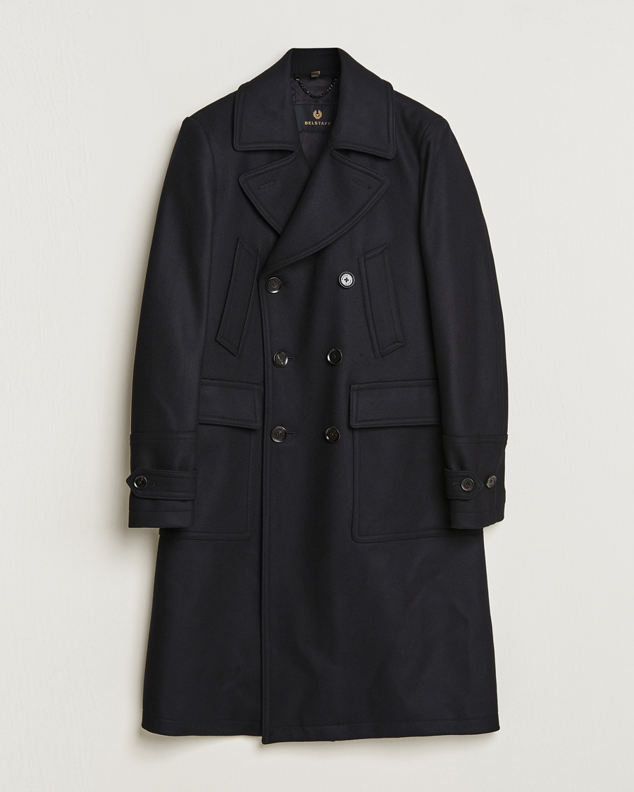 Men | Coats & Jackets | Belstaff | Milford Wool Coat Black