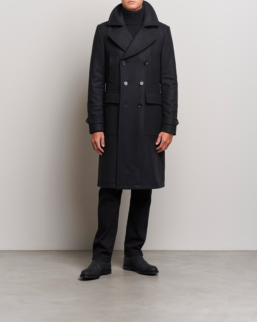 Men | Coats & Jackets | Belstaff | Milford Wool Coat Black