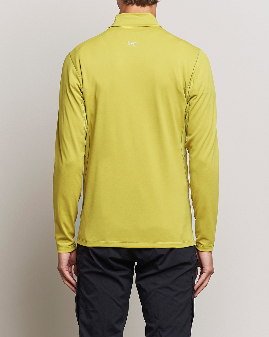 Men | Sweaters & Knitwear | Arc'teryx | Rho Hybrid Half-Zip Lampyre Yellow