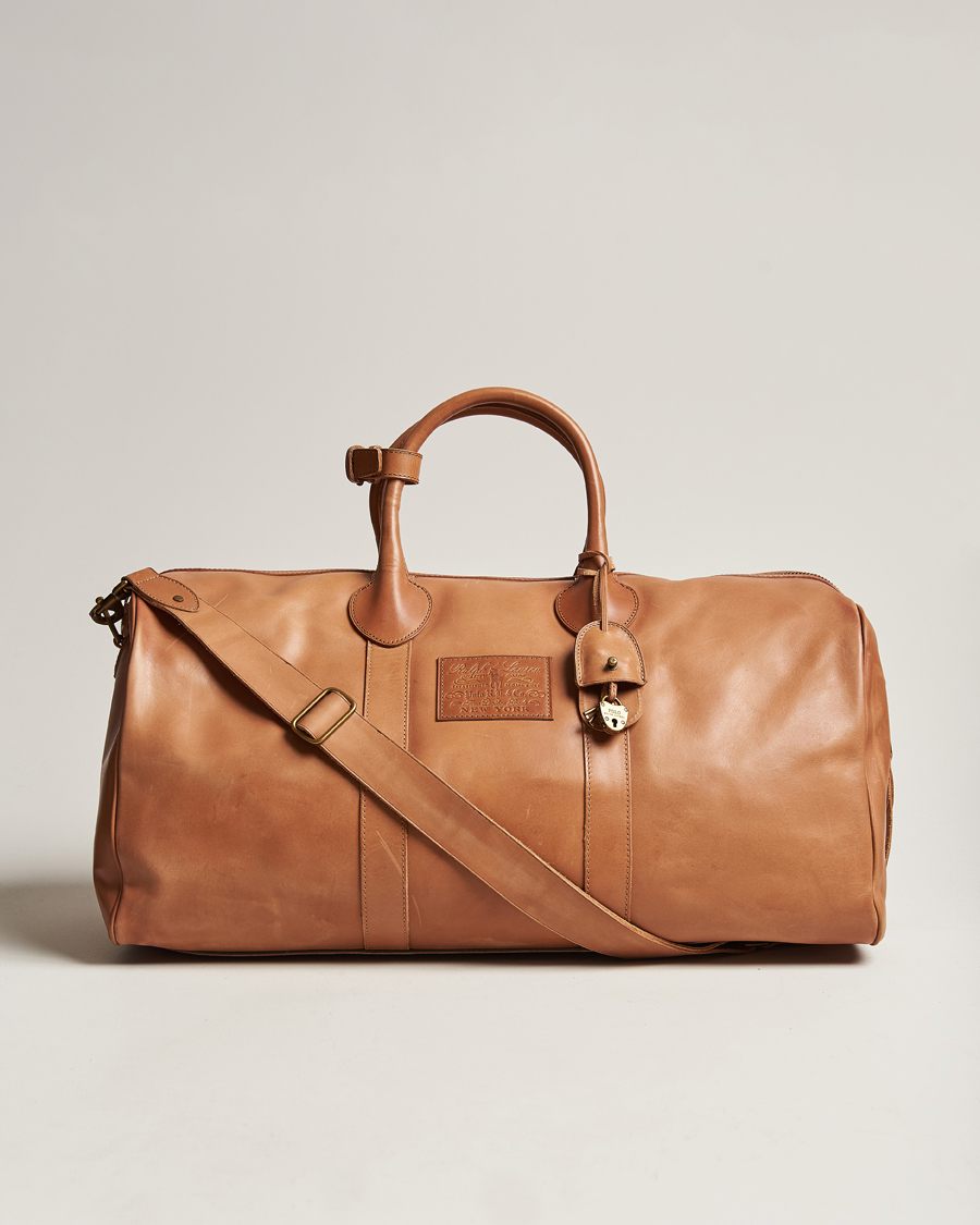 Men | Polo Ralph Lauren Heritage Leather Dufflebag Tan | Polo Ralph Lauren | Heritage Leather Dufflebag Tan