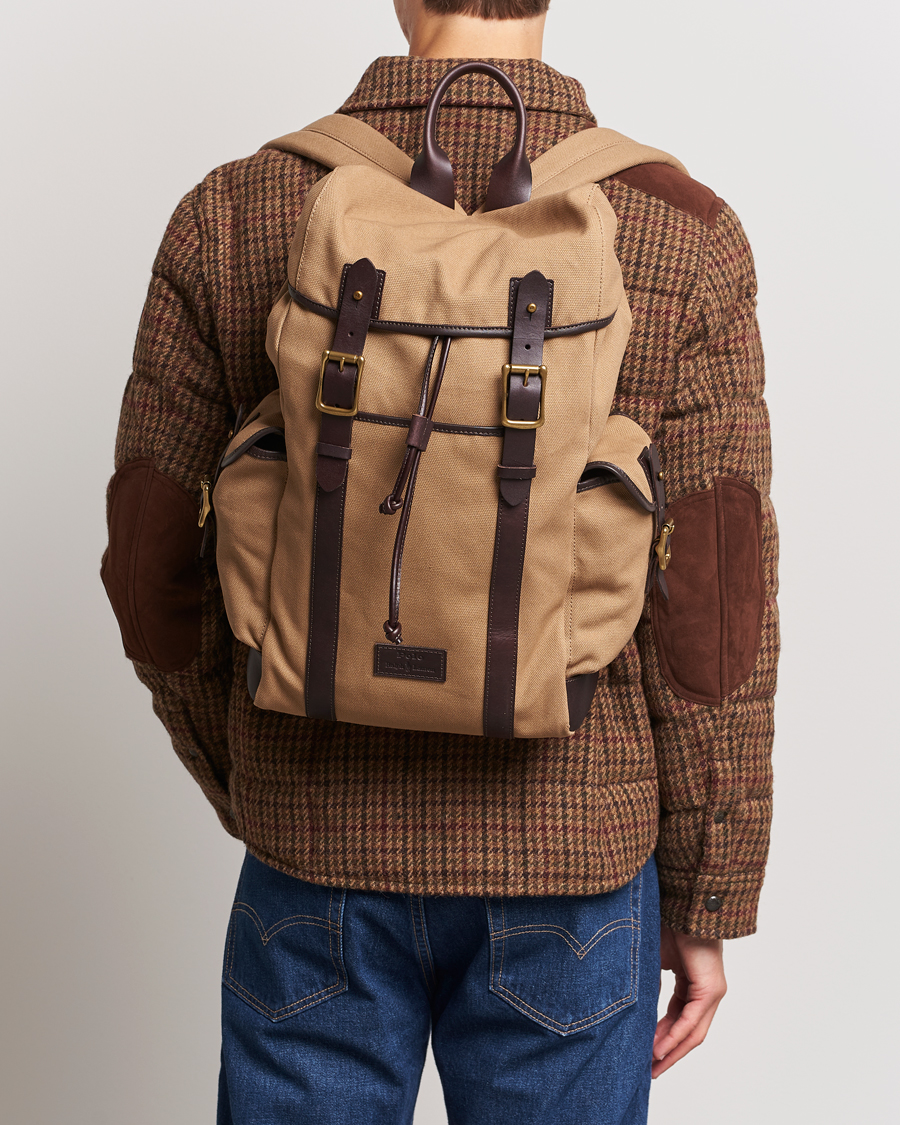 Herr | Väskor | Polo Ralph Lauren | Canvas Backpack Tan
