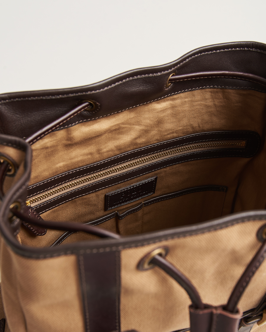 Men | Polo Ralph Lauren Canvas Backpack Tan | Polo Ralph Lauren | Canvas Backpack Tan