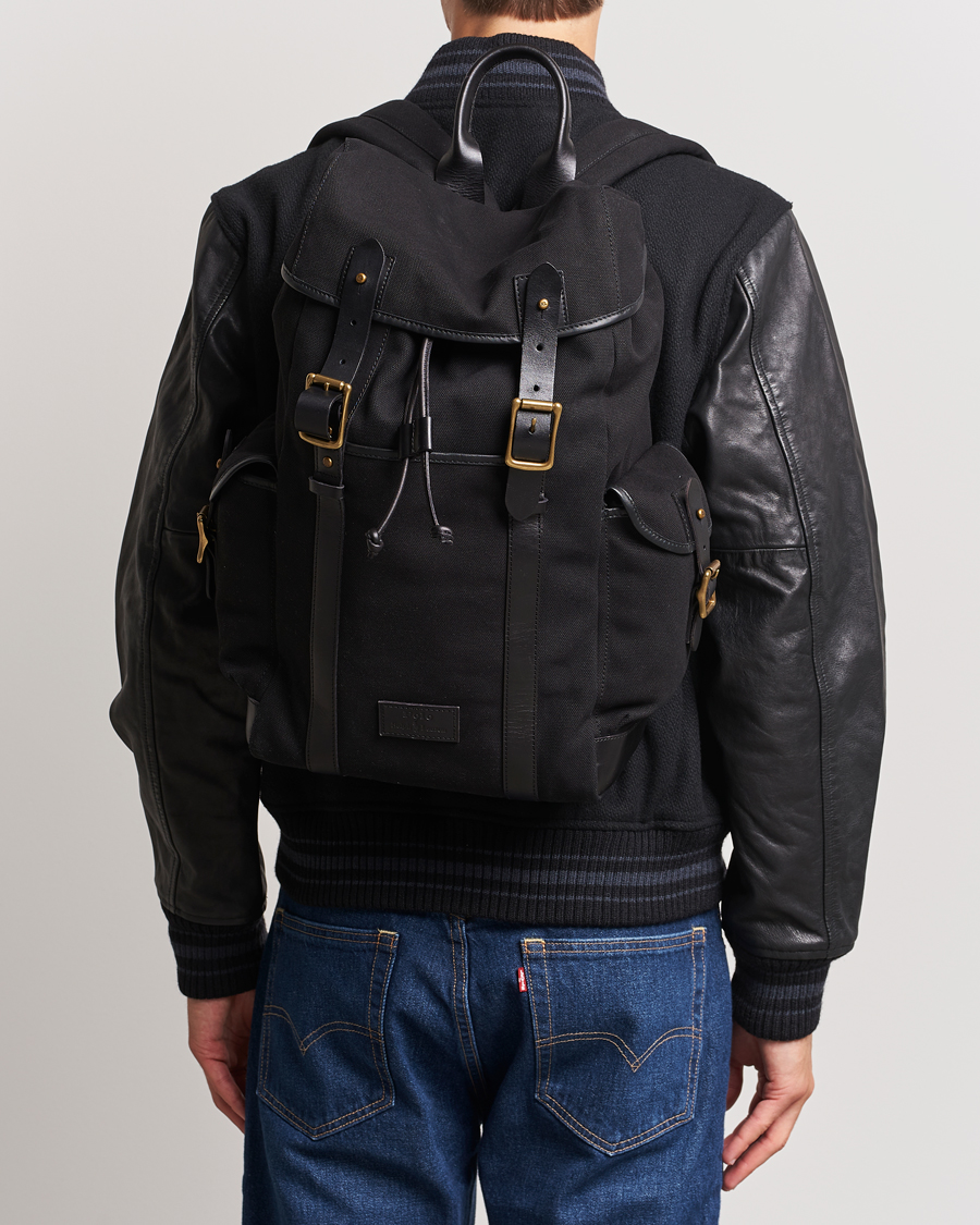 Men |  | Polo Ralph Lauren | Canvas Backpack Black