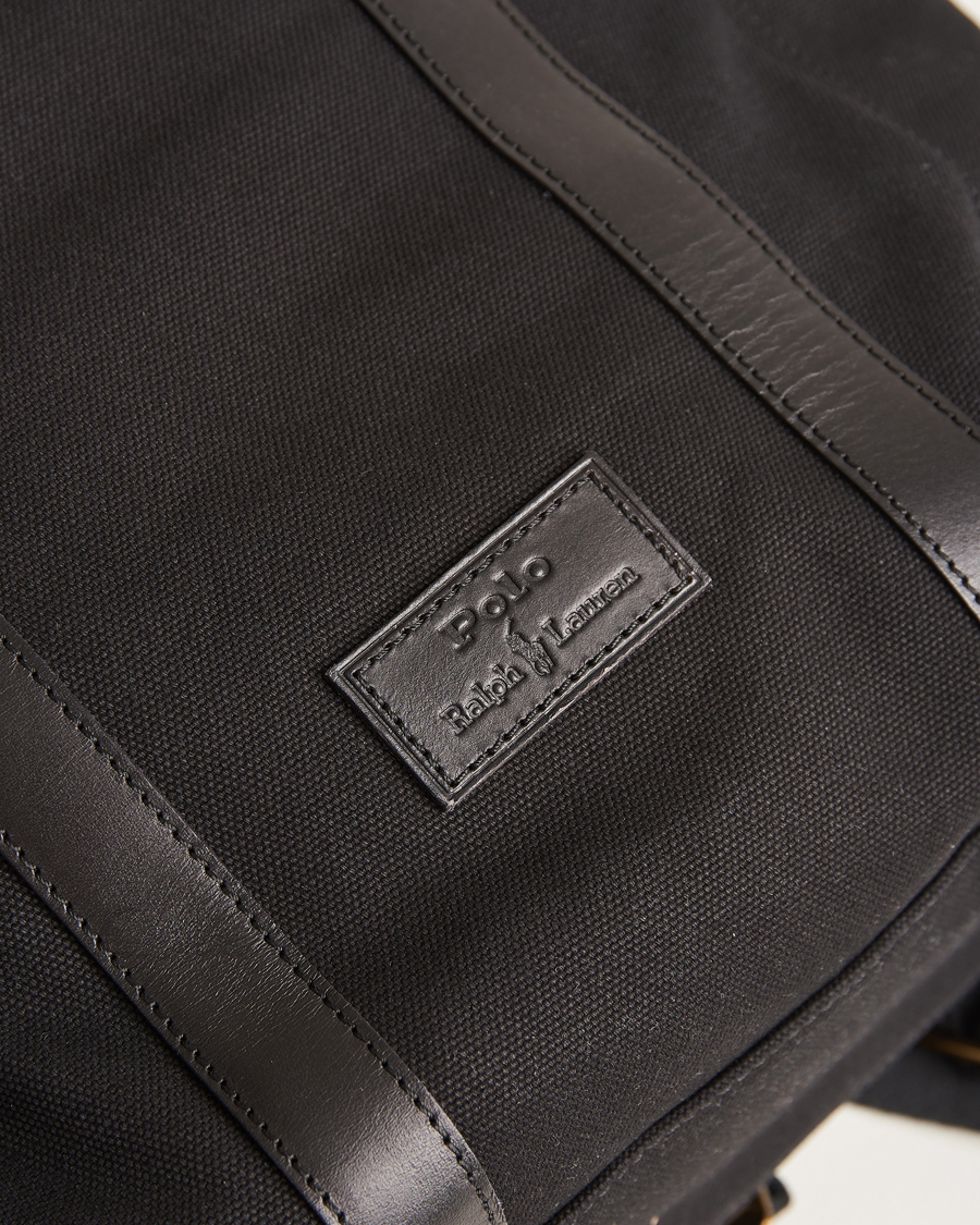Men | Polo Ralph Lauren Canvas Backpack Black | Polo Ralph Lauren | Canvas Backpack Black
