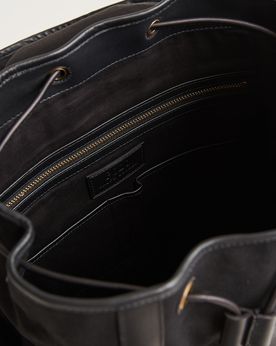 Men | Polo Ralph Lauren Canvas Backpack Black | Polo Ralph Lauren | Canvas Backpack Black