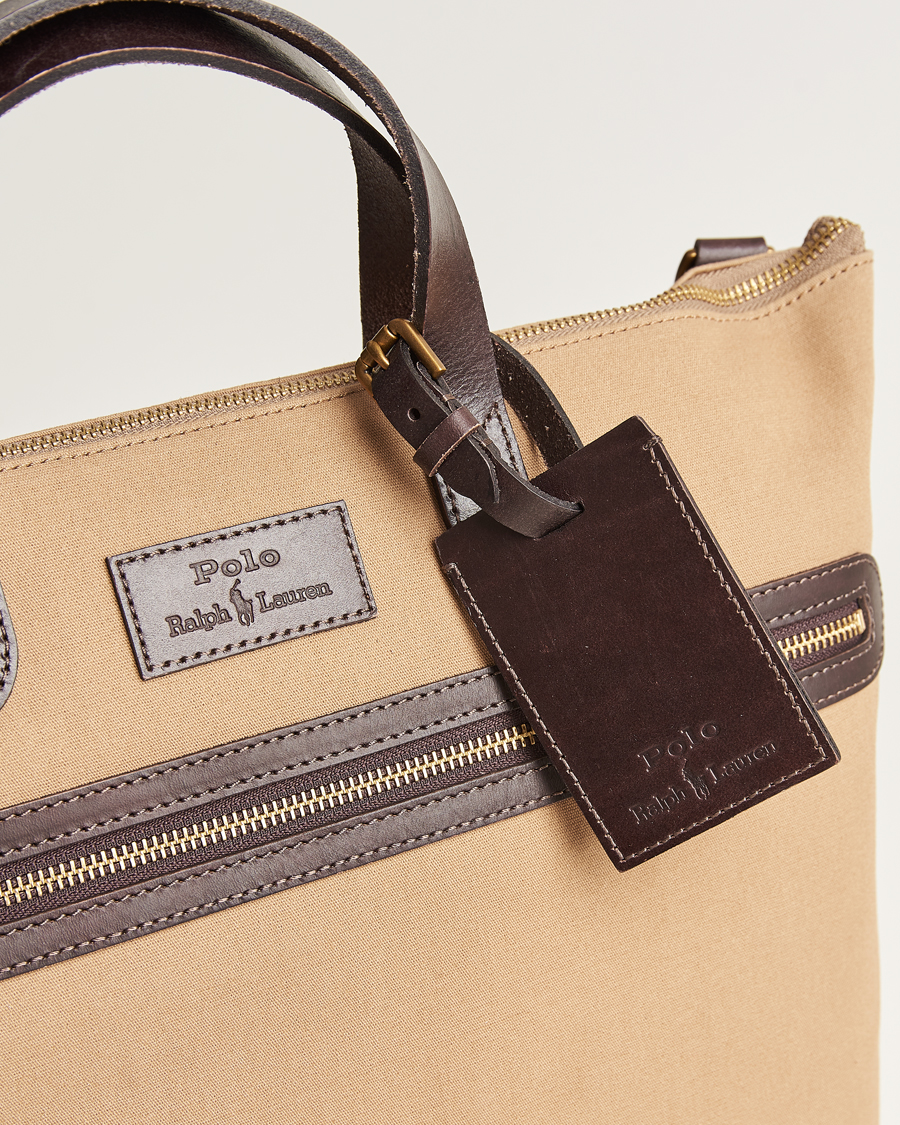 Men | Polo Ralph Lauren Canvas Totebag Tan | Polo Ralph Lauren | Canvas Totebag Tan