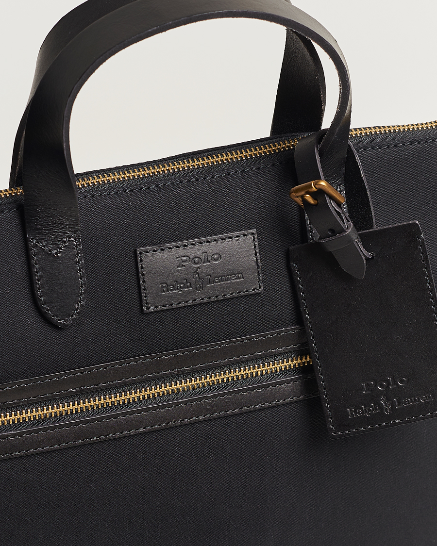 Men | Polo Ralph Lauren Canvas Totebag Black | Polo Ralph Lauren | Canvas Totebag Black