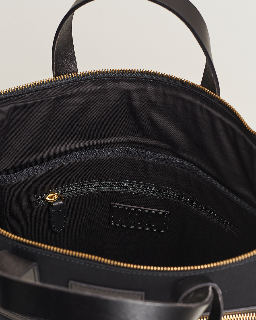 Men | Polo Ralph Lauren Canvas Totebag Black | Polo Ralph Lauren | Canvas Totebag Black