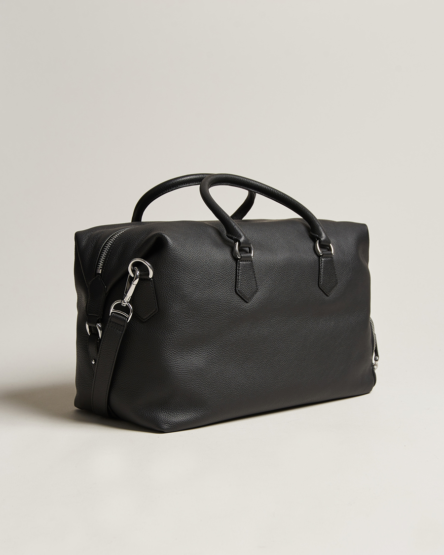 Men | Bags | Polo Ralph Lauren | Pebbled Leather Dufflebag Black