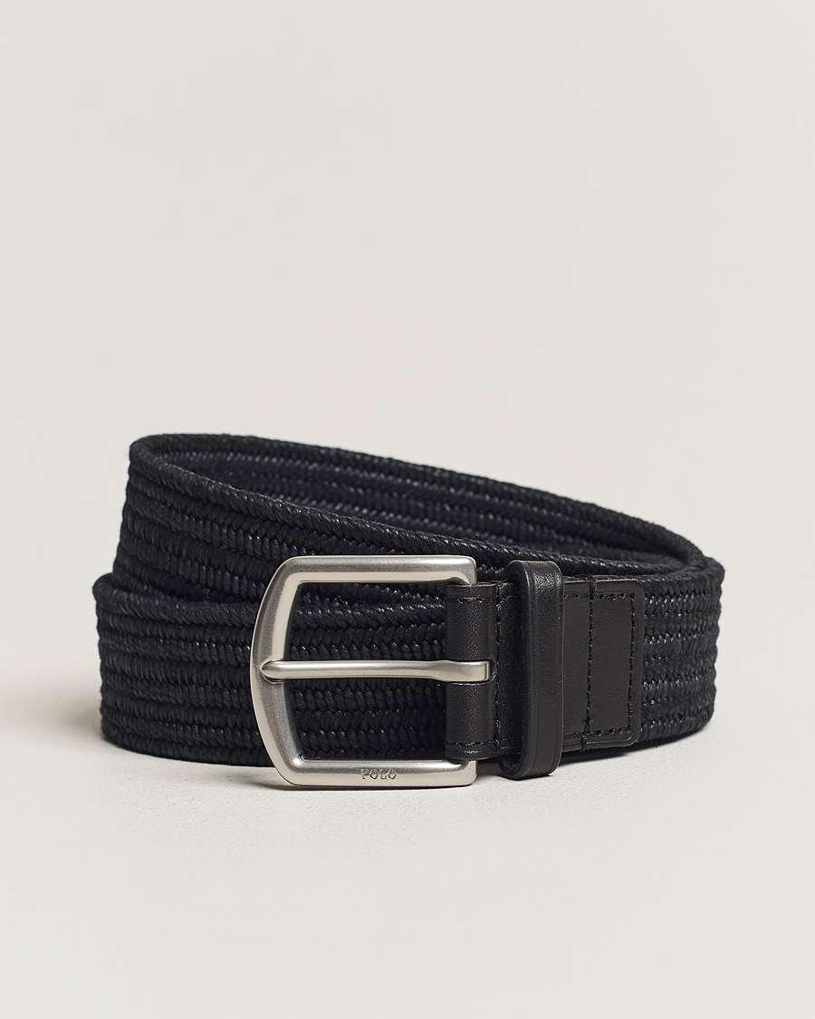 Men |  | Polo Ralph Lauren | Braided Elastic Belt Black