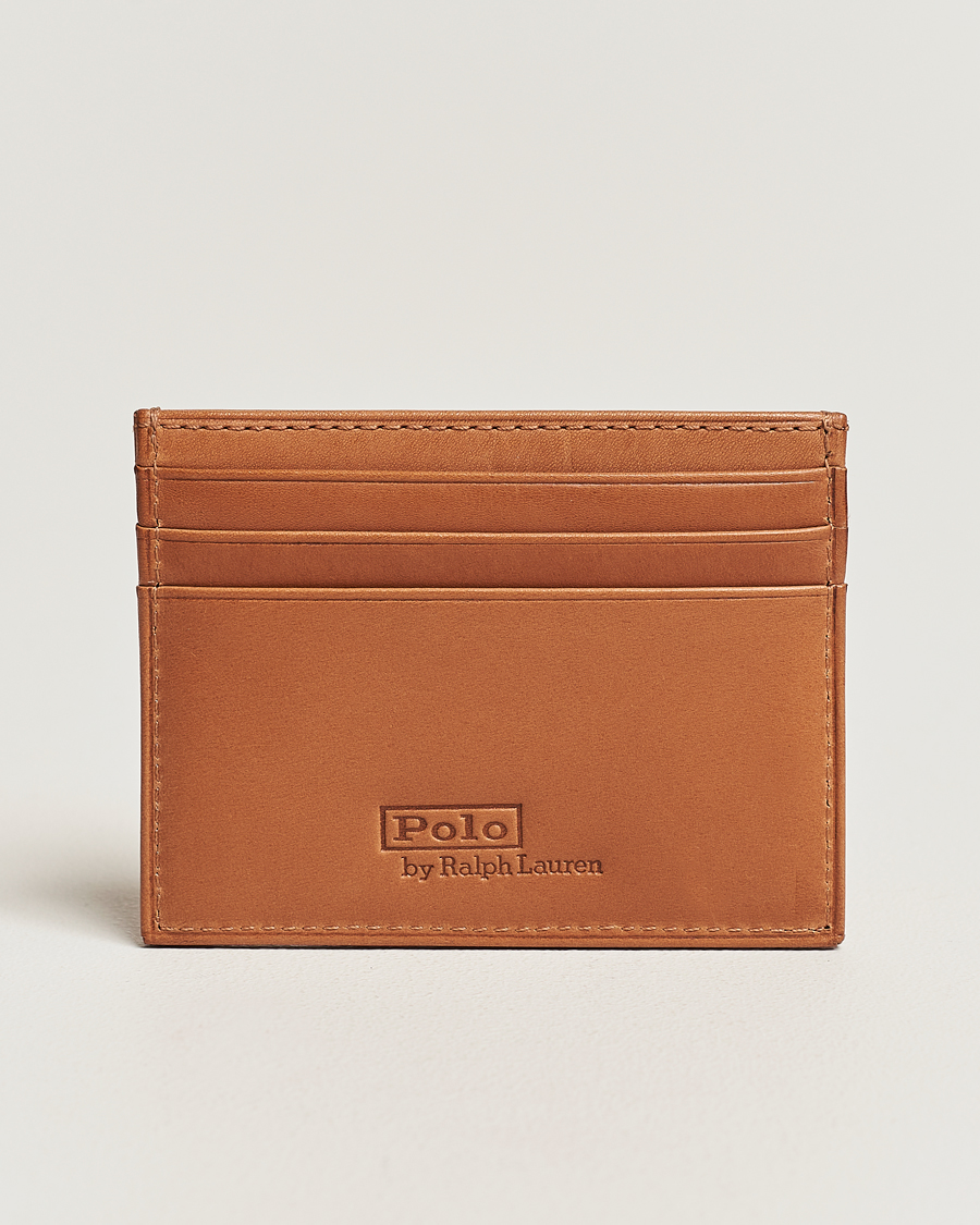 Men |  | Polo Ralph Lauren | Leather Card Case Tan