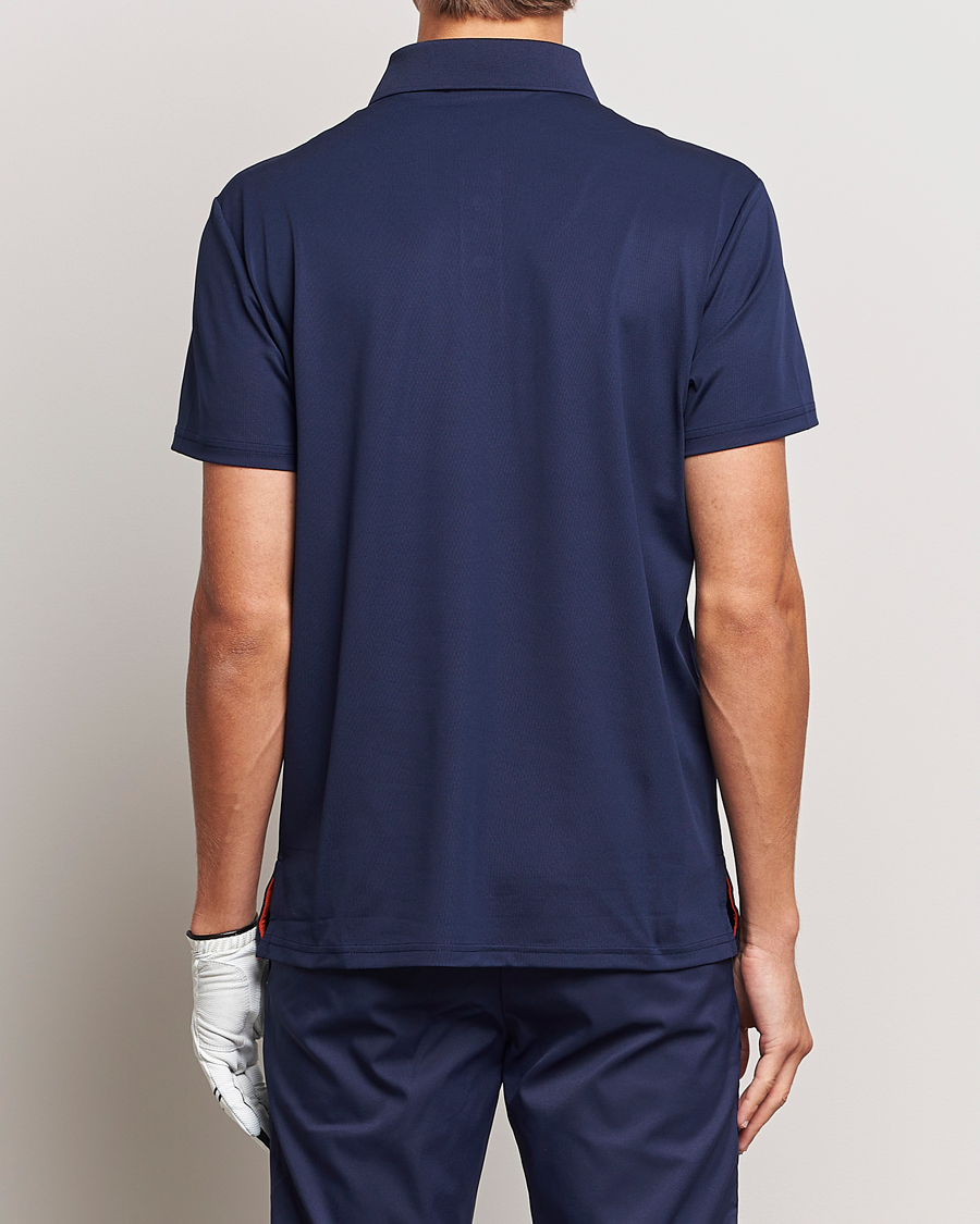 Men | Polo Shirts | RLX Ralph Lauren | Airtech Bear Polo French Navy