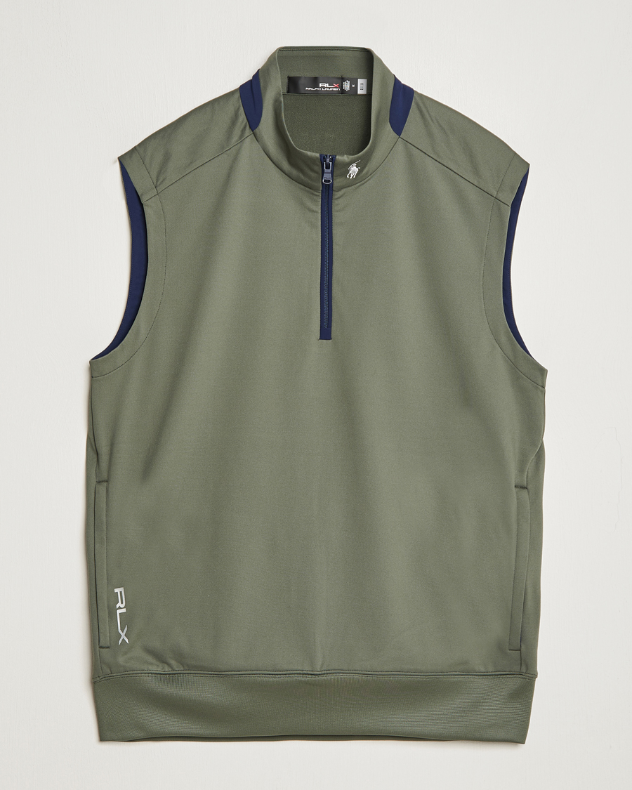 Men | Coats & Jackets | RLX Ralph Lauren | Luxury Performance Vest Fossil Green