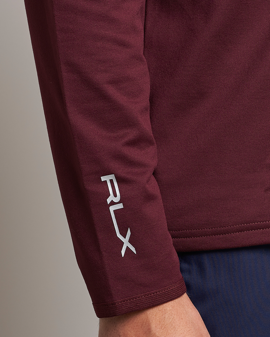 Men | Sweaters & Knitwear | RLX Ralph Lauren | Luxury Performance Jersey Harvard Wine