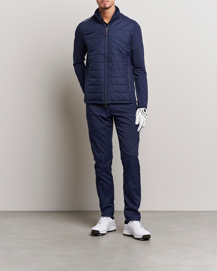 Men | Sweaters & Knitwear | RLX Ralph Lauren | Performance Wool Full Zip French Navy