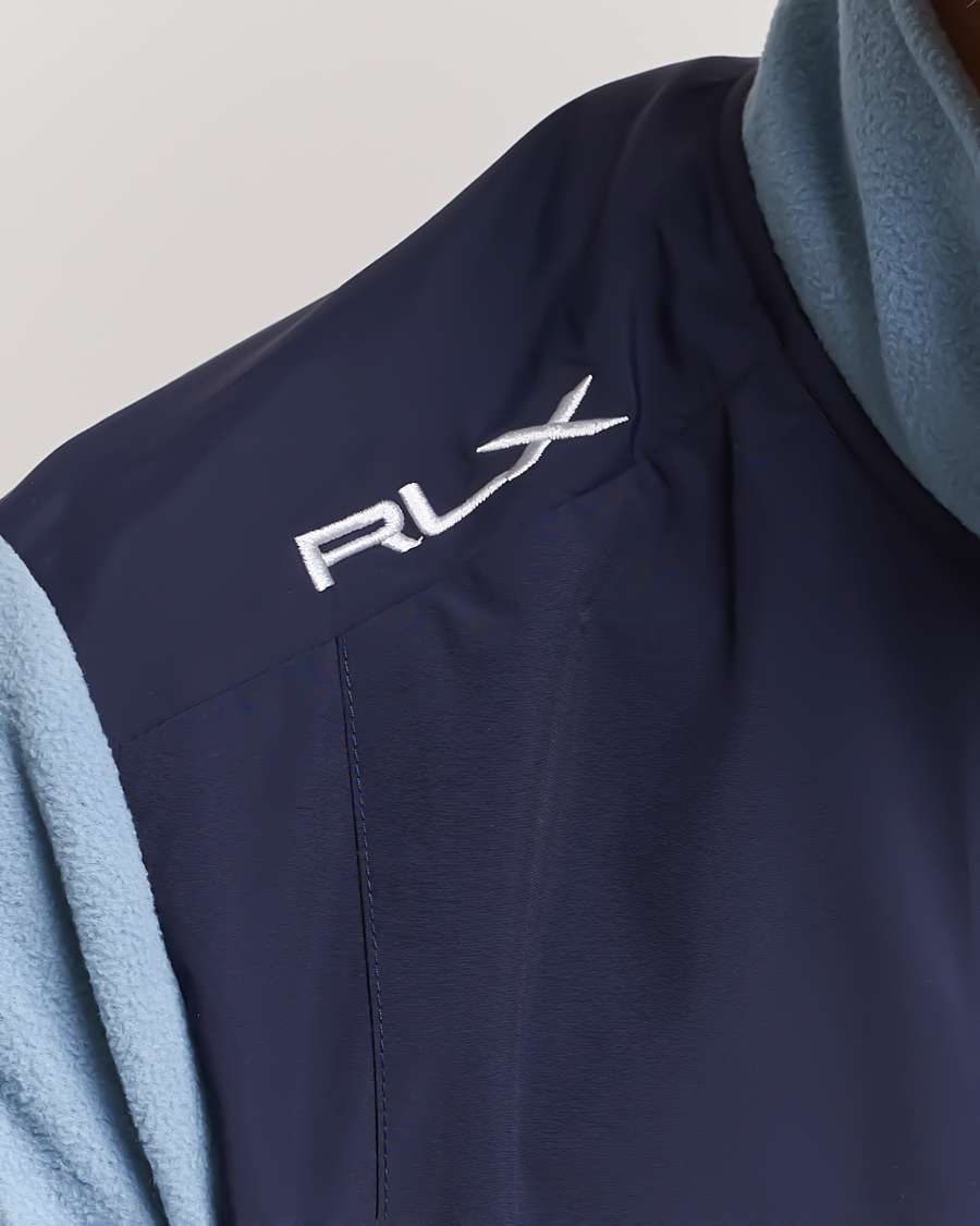 Men | Sweaters & Knitwear | RLX Ralph Lauren | Tour Fleece Sweatshirt Vessel Blue