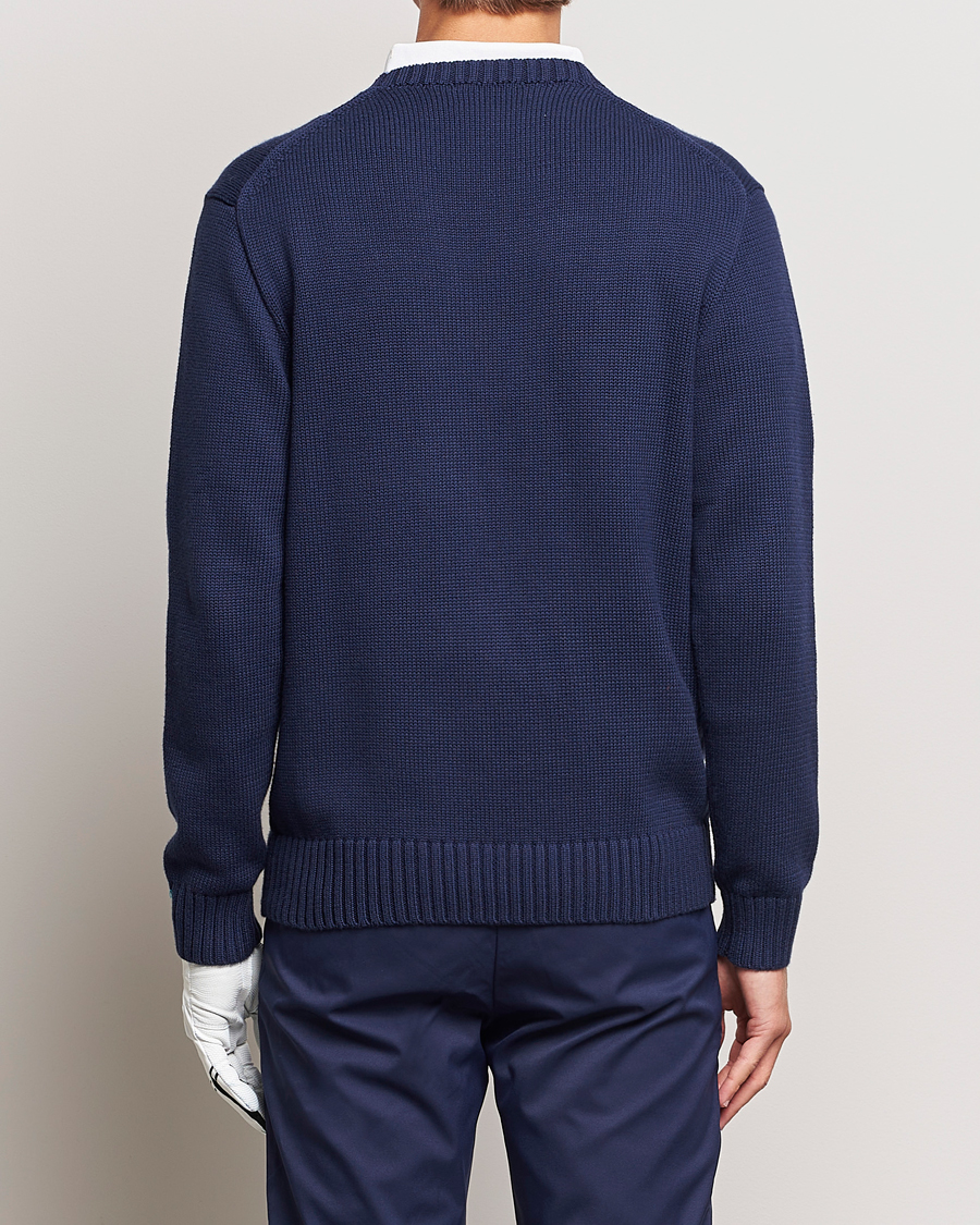 Men | Sweaters & Knitwear | RLX Ralph Lauren | Golf Bear Sweatshirt French Navy