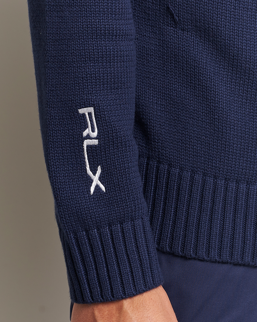 Men | Sweaters & Knitwear | RLX Ralph Lauren | Golf Bear Sweatshirt French Navy