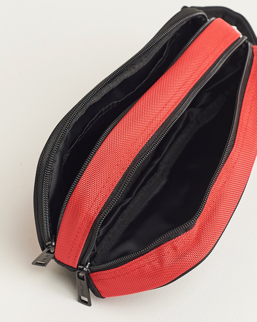 Men | RLX Ralph Lauren Large Washbag Black/Red | RLX Ralph Lauren | Large Washbag Black/Red
