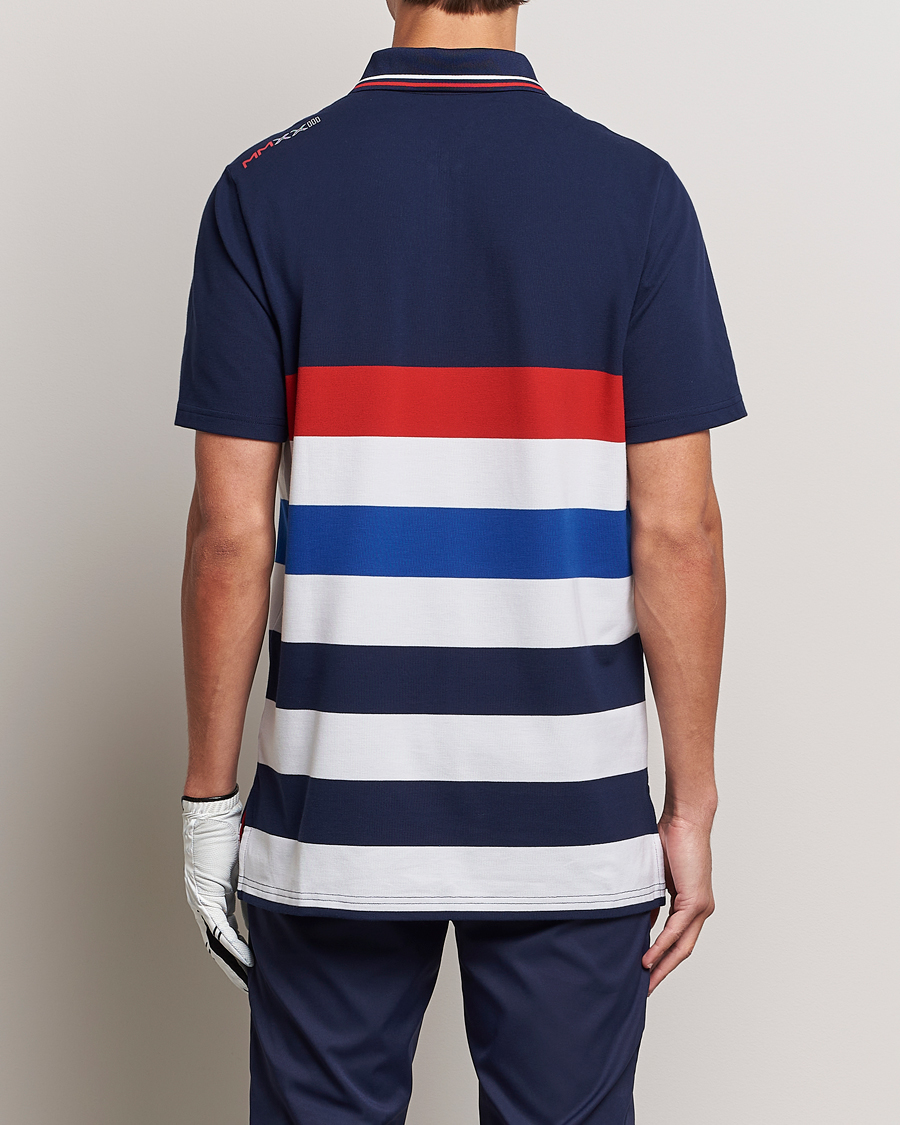 Men | Polo Shirts | RLX Ralph Lauren | Ryder Cup Stripe Pique French Navy/Multi