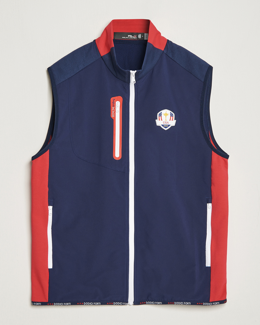 Men | Coats & Jackets | RLX Ralph Lauren | Ryder Cup Terry Vest French Navy