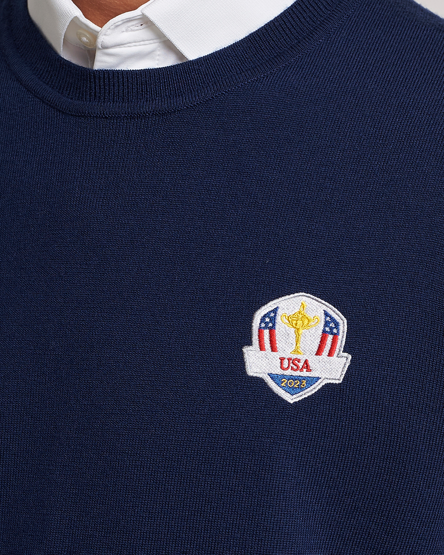 Men | Sweaters & Knitwear | RLX Ralph Lauren | Ryder Cup Pullover French Navy